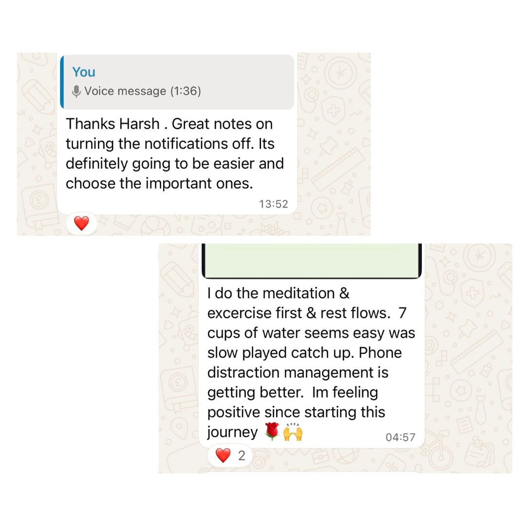 Participant message